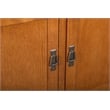 Crafters and Weavers Arts and Crafts 2-Drawer Solid Wood Cabinet in Cherry