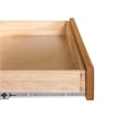 Crafters and Weavers Arts and Crafts 2-Drawer Solid Wood Cabinet in Cherry
