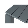 Sardinia Outdoor Aluminum End Table - Gray