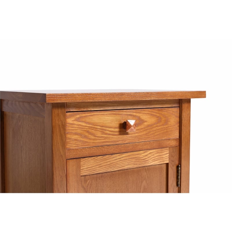 Mission 1 Door 1 Drawer Nightstand - Michael's Cherry