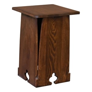 Mission Oak Tabouret Side Table - Walnut (W1)