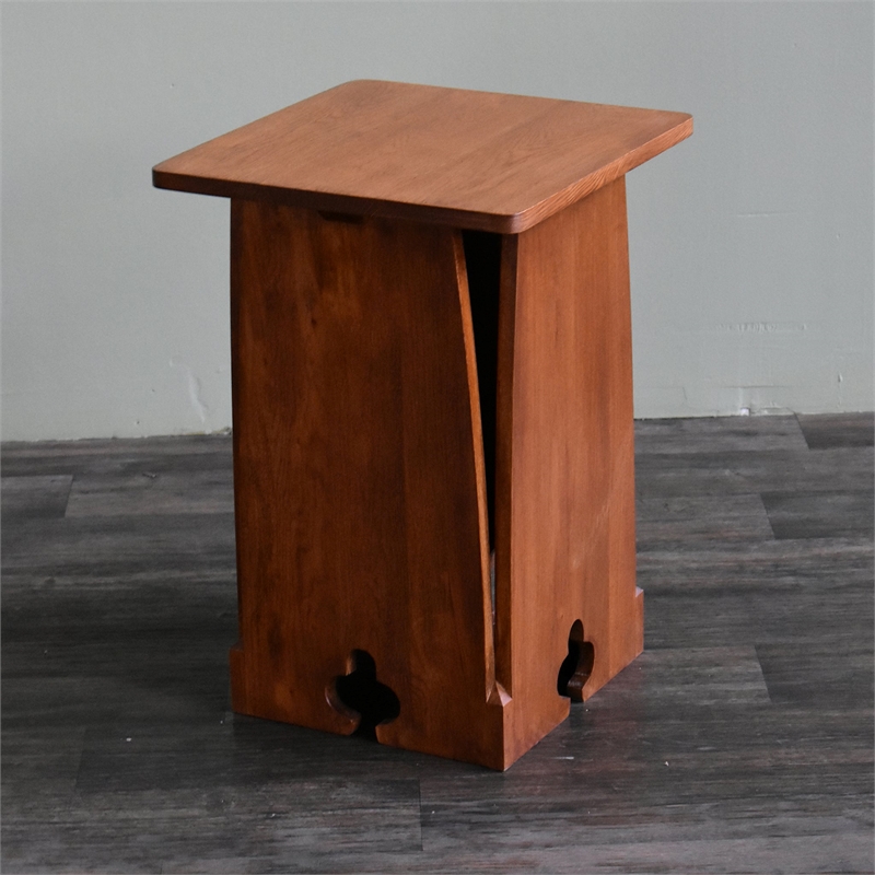 Mission Oak Tabouret Side Table - Michael's Cherry