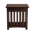Mission Arts & Crafts 1 Drawer Side Table Walnut
