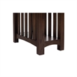 Mission Arts & Crafts 1 Drawer Side Table Walnut