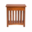Mission Arts & Crafts 1 Drawer Side Table Walnut