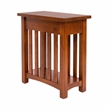 Mission Arts & Crafts 1 Drawer Side Table Walnut