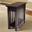 Mission Arts & Crafts 1 Drawer Side Table Walnut