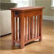 Mission Arts & Crafts 1 Drawer Side Table Walnut