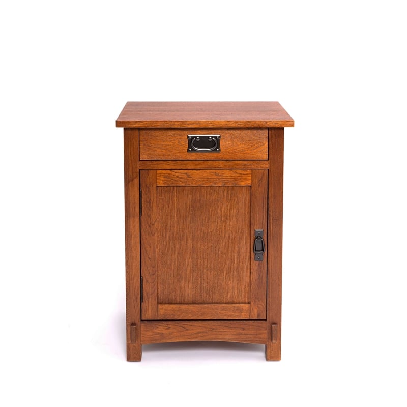 Mission / Arts and Crafts 1 Door 1 Drawer Nightstand