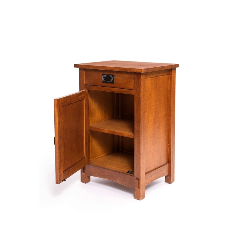Mission / Arts and Crafts 1 Door 1 Drawer Nightstand