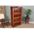Mission Quarter Sawn Oak 4 Stack Barrister Bookcase - Wanlut