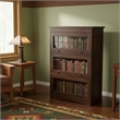Mission Craftsman Style Oak Barrister Bookcase - 3 Stack - Walnut