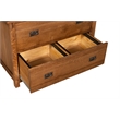 Mission Oak 2 Drawer Lateral File Cabinet - Walnut