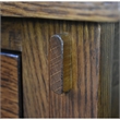 Mission Tapered Leg Narrow Nightstand - Michael's Cherry (MC-A)