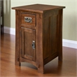 Mission Tapered Leg Narrow Nightstand - Michael's Cherry (MC-A)