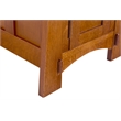 Mission Tapered Leg Narrow Nightstand - Walnut