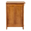 Mission Tapered Leg Narrow Nightstand - Walnut