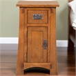Mission Tapered Leg Narrow Nightstand - Walnut