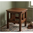 Mission Oak Slat End Table Walnut