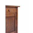 Mission 1 Door 1 Drawer Nightstand - Walnut stain