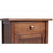 Mission 1 Door 1 Drawer Nightstand - Walnut stain