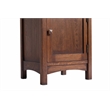 Mission 1 Door 1 Drawer Nightstand - Walnut stain