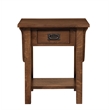 Mission 1 Drawer Crofter End Table - Model A19 - Walnut