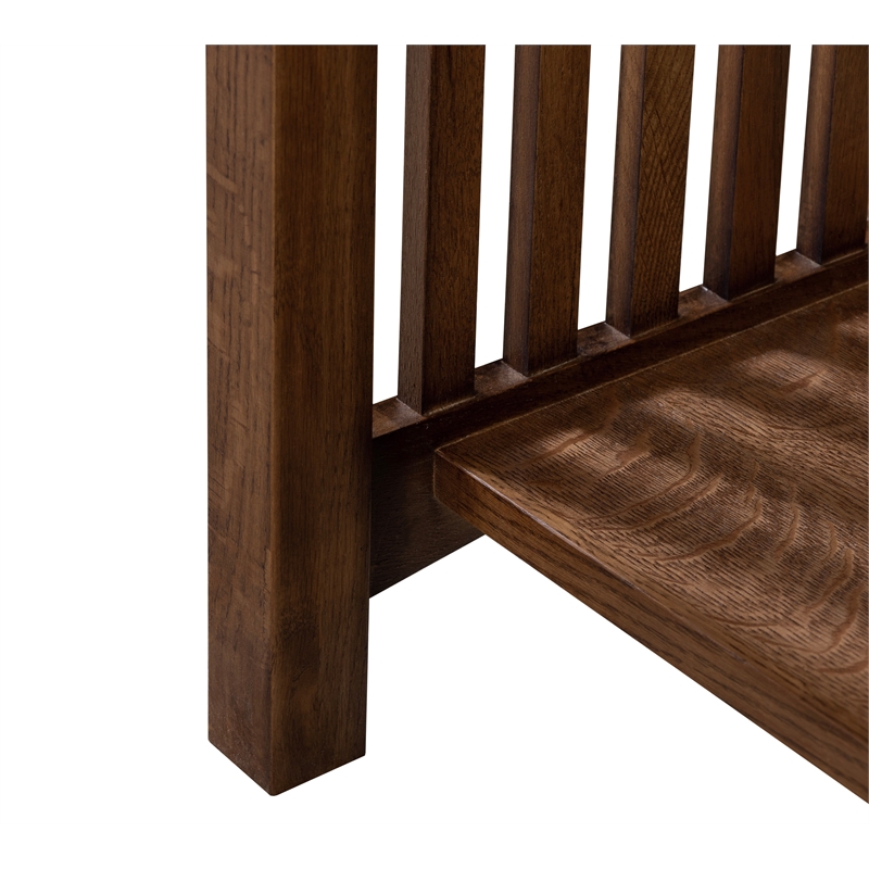 Mission 1 Drawer Crofter End Table - Model A19 - Walnut