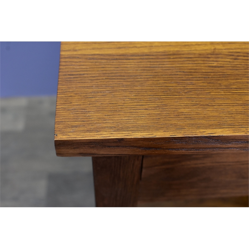 Mission Solid Quarter Sawn Oak 1 Drawer End Table - Model A27