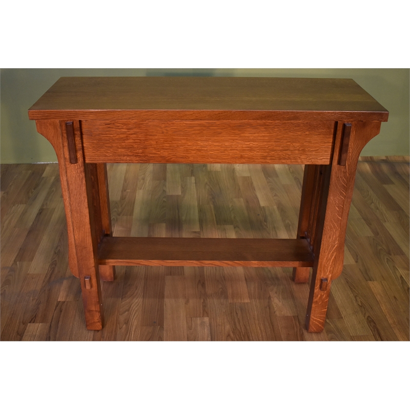 Arts & Crafts Crofter Console Table - Walnut