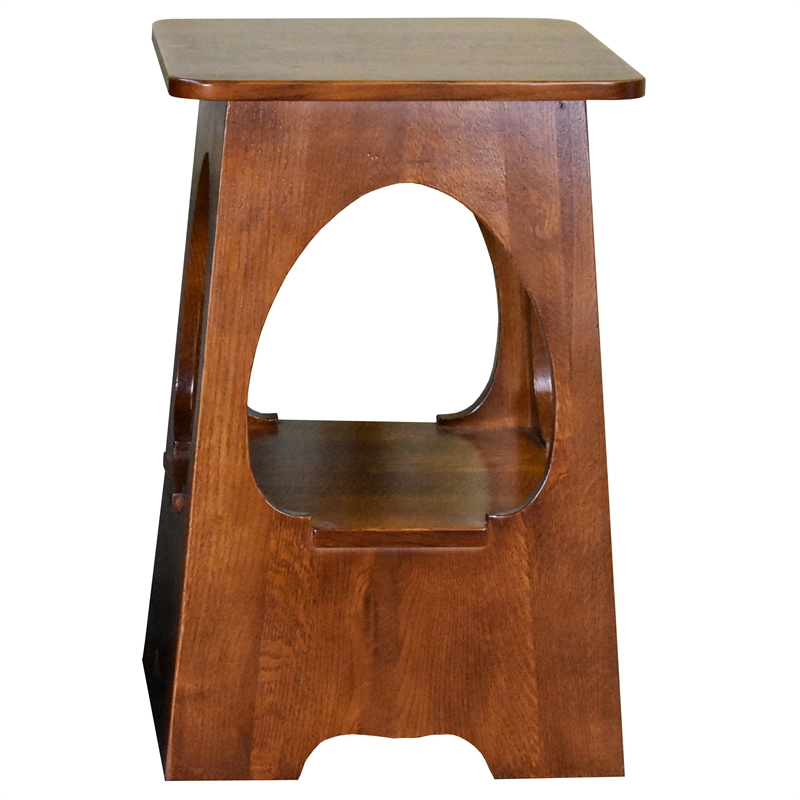 Arts and Crafts / Mission Style Taboret End Table - Walnut