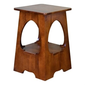 Arts and Crafts / Mission Style Taboret End Table - Walnut