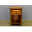Mission Solid Quarter Sawn Oak 1 Drawer End Table - Model A27 - Walnut