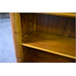 Crafters and Weavers Legacy Open Bookcase - Light Brown Walnut