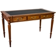 Crafters and Weavers Legacy Leather Top Desk - Light Brown Walnut