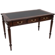 Crafters and Weavers Legacy Leather Top Desk - Brown Walnut