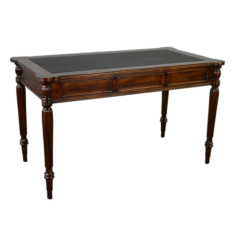Crafters and Weavers Legacy Leather Top Desk - Brown Walnut