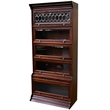 Crafters and Weavers Legacy 5 Stack Barrister Bookcase - Brown Walnut