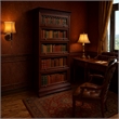 Crafters and Weavers Legacy 5 Stack Barrister Bookcase - Brown Walnut