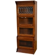 Crafters and Weavers Legacy 4 Stack Barrister Bookcase - Light Brown Walnut