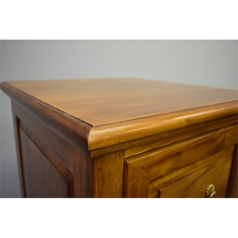 Crafters and Weavers Legacy 4 Drawer File Cabinet - Light Brown Walnut