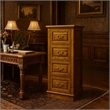 Crafters and Weavers Legacy 4 Drawer File Cabinet - Light Brown Walnut