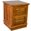 Crafters and Weavers Legacy 2 Drawer File Cabinet - Light Brown Walnut
