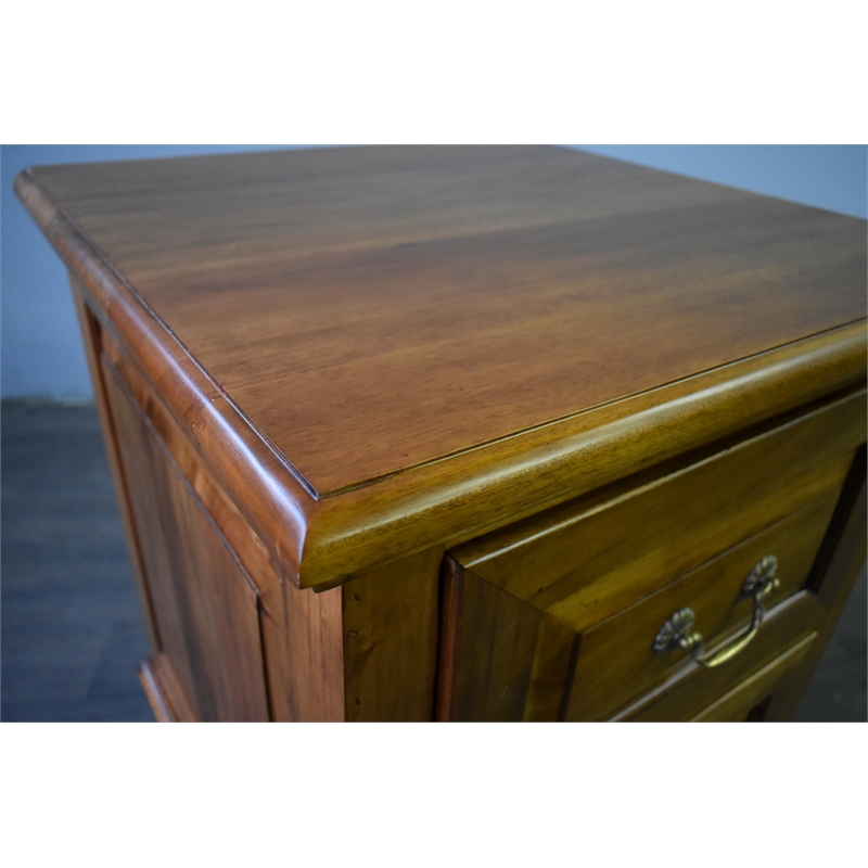Crafters and Weavers Legacy 2 Drawer File Cabinet - Light Brown Walnut