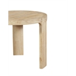 Crafters and Weavers Eclipse Outdoor Solid Teak Wood Natural Look End Table