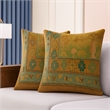 Crafter and Wavers Luxurious Accent  2 Cushion Covers + Inserts in Multi Color