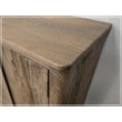 Crafters and Weavers Lotus Rustic Modern 4 Door Multi Purpose Console in Brown