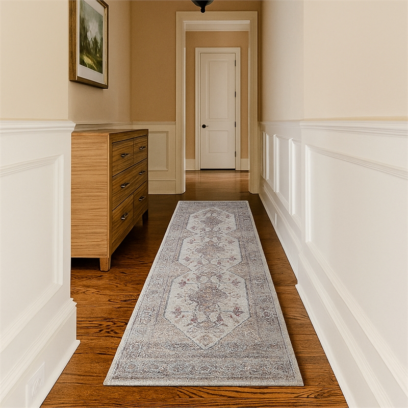 Crafters & Weavers Serapi Soft Washable Non Slip Area Rug (2'7