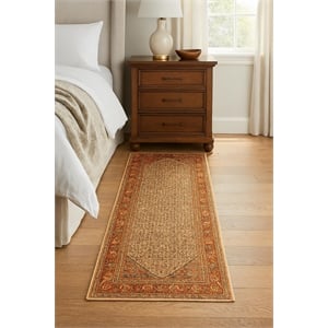 Crafters & Weavers Serapi Soft Washable Non Slip Area Rug (2'7&quot x 9')