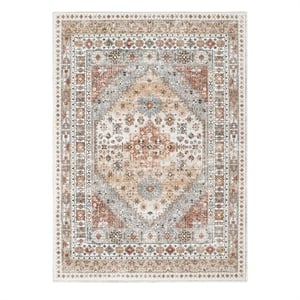 Crafters & Weavers Serapi Soft Washable Non Slip Area Rug (9' x 12')